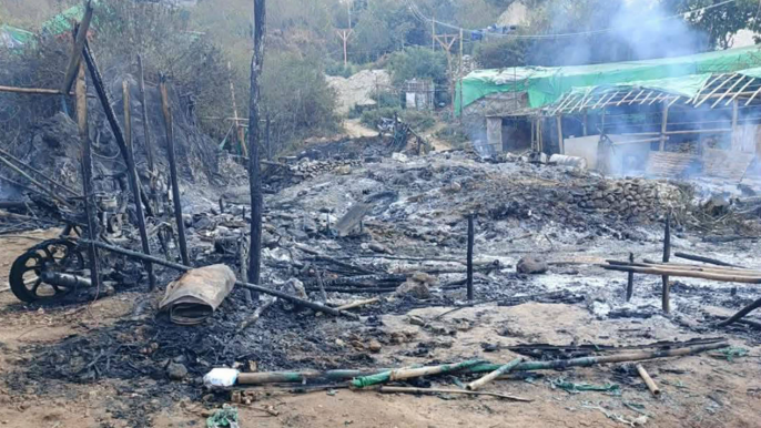 Myanmar junta regains ground with Chinese support, using airstrikes to crush rebels