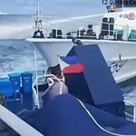 The Philippines accused Chinese maritime forces of using water cannon and ramming a Filipino vessel near the Philippine-occupied Thitu Island, calling the actions a “clear threat“