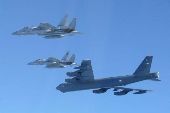 US, Japan hold joint air exercise after China-Russia patrols